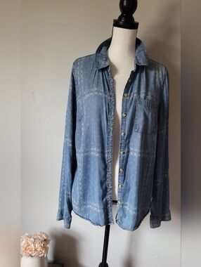 Maurices Denim Chambray Top
